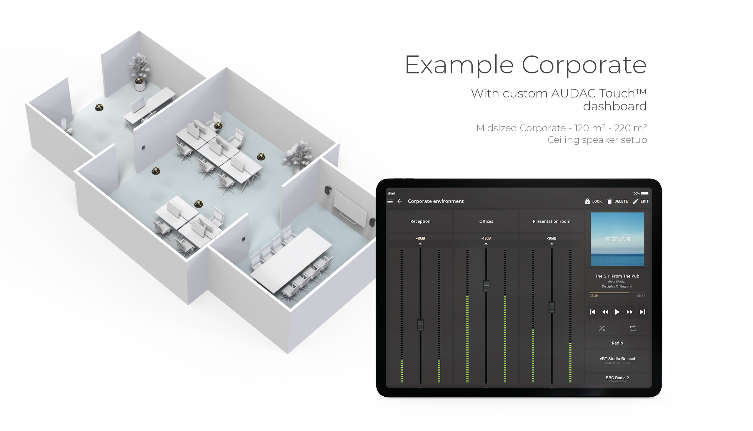 Kurumsal audio solution overview