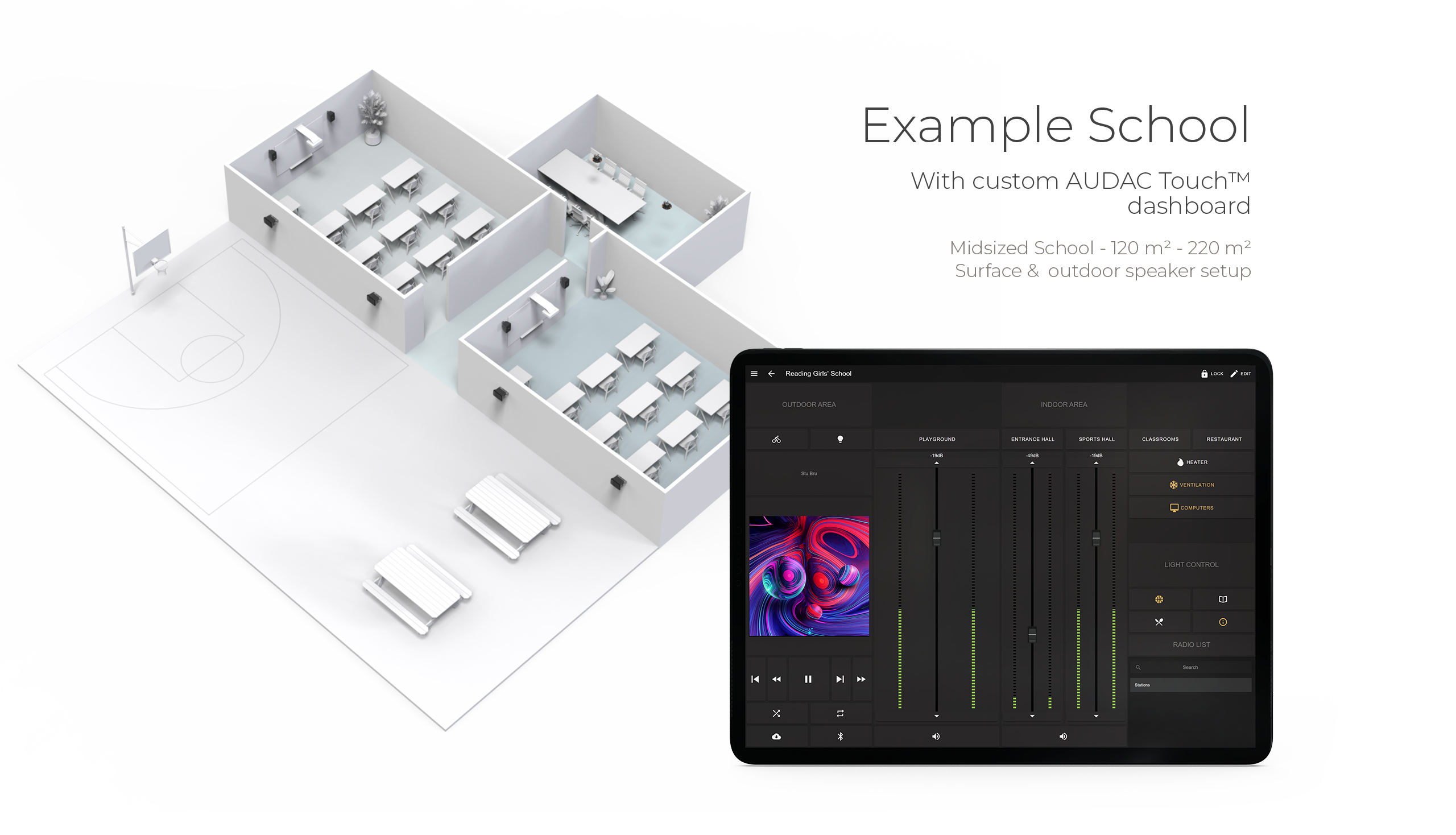 Eğitim audio solution overview