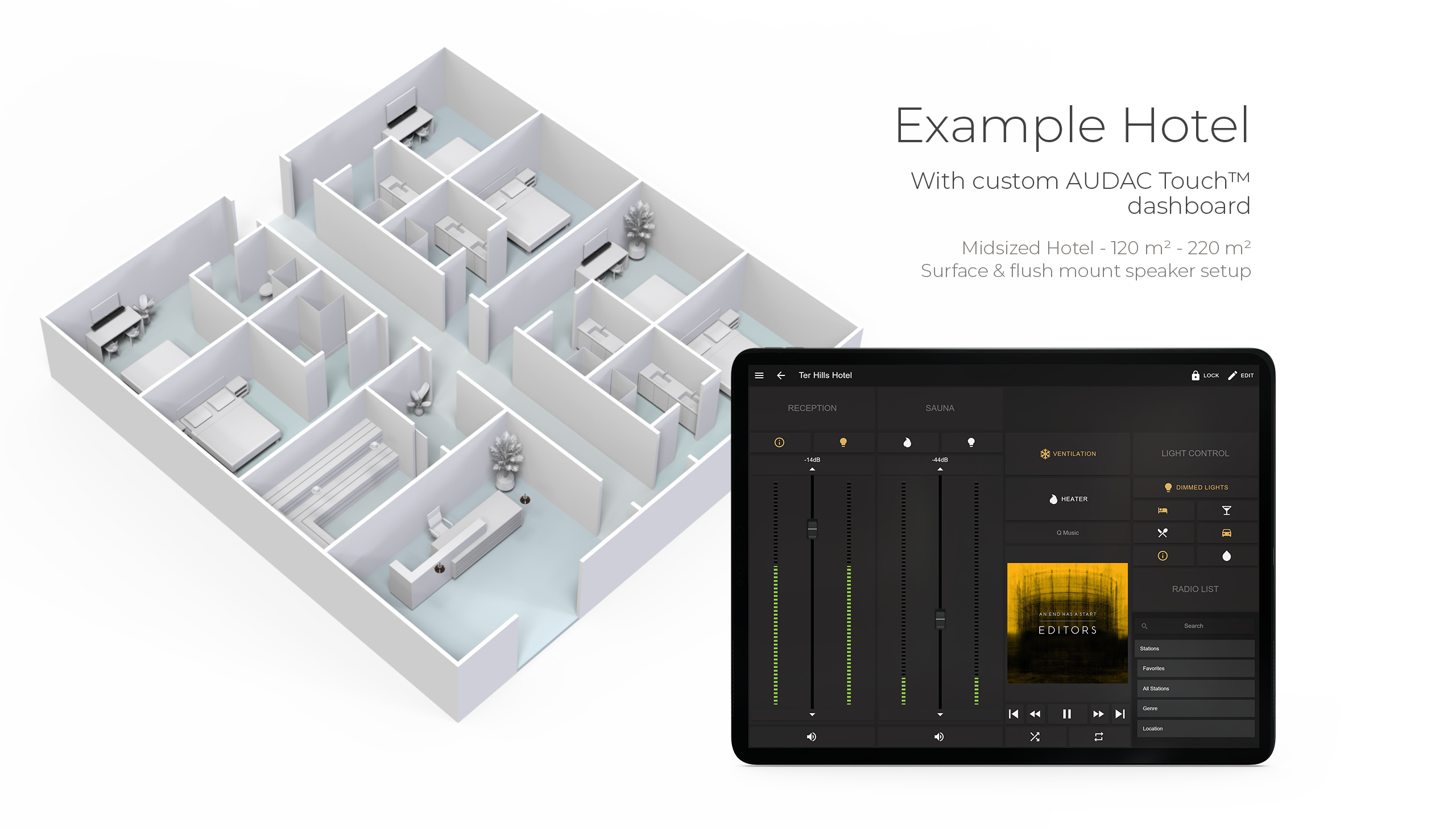 Oteller audio solution overview