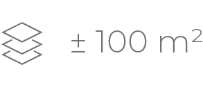 100 m²
