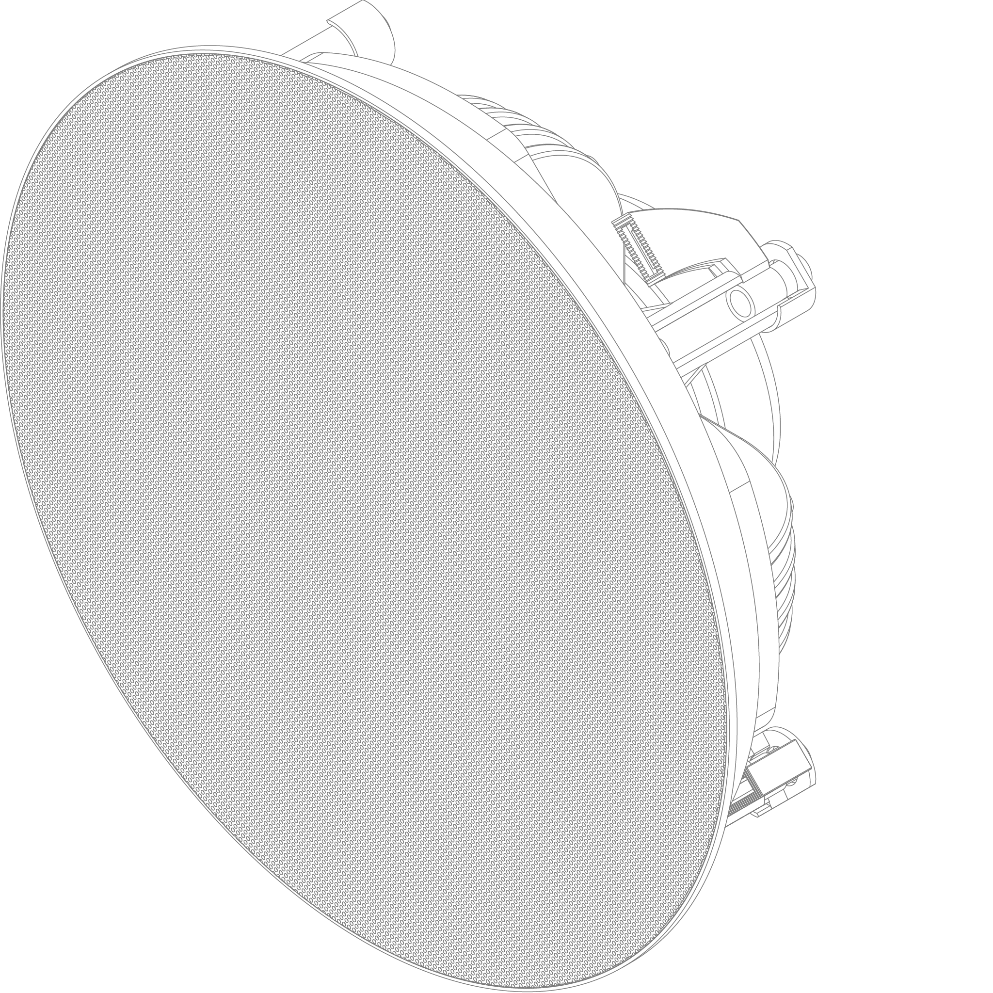 In-wall/ceiling subwoofers